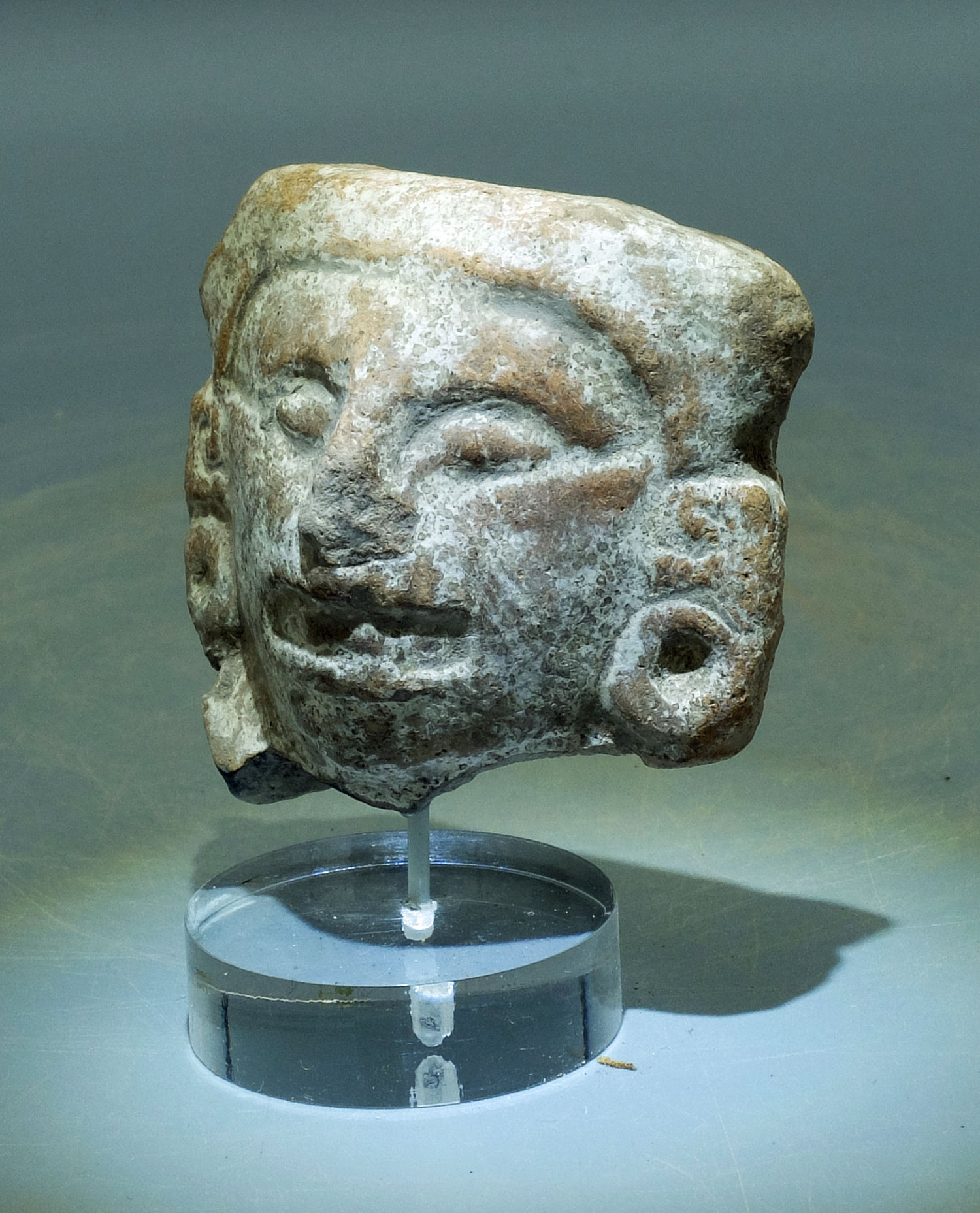 Maya Head Fragment - Guatemala, ca. 400-700 AD - Image 3 of 3