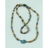 Egyptian Faience Bead Necklace, ca. 664 - 332 BC