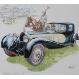 Basil Smith (B. 1925) "Bugatti Royal Type 41"