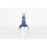Chinese Blue/White Mallet Vase, Kangxi Mark