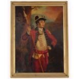 18th C. American School Painting of a General