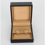 Bvlgari Bulgari Parentesi 18k Gold Steel Earrings