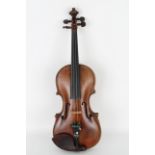 Antique 18th C. Violin Labeled Jacobus Stainer