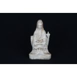 Antique Chinese Dehua Porcelain Seated Guanyin