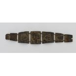 Archaic Style Mixed Media Bracelet