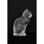 Signed, Lalique Cat Figure