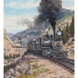 J. Craig Thorpe (B. 1948) "Colorado Locomotive"