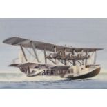 Colin Ashford (20th C.) "Seaplane"