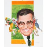 Tom McNeely (B. 1935) "Vince Lombardi" Original