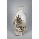 Signed Art Pottery Vase w/ Creeping Vine