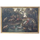 Large Old Master Painting, Orpheus and the Animals