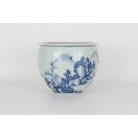 Blue/ White Chinese Porcelain Jar, Qing