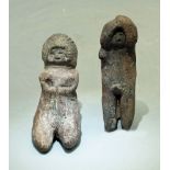 Pair of Valdivia Figures - Ecuador, 3500 - 1500 BC