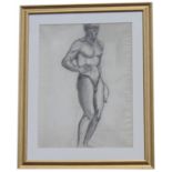 19th C. French School "Figure of Discus Thrower"