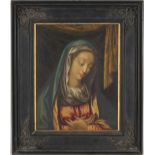 17th C. Continental School Painting of Virgin Mary