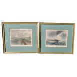 (2) J.M.W. Turner Hand-Colored Lithographs