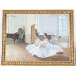 Seymour, Signed Painting of Ballerinas