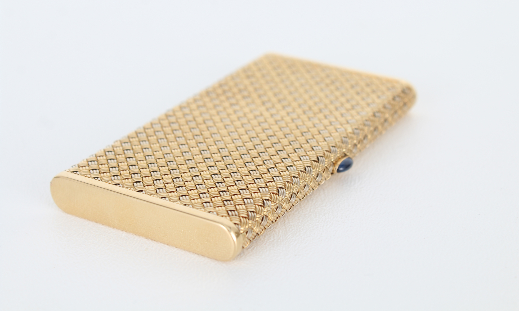 Boucheron, 18K Gold Woven Pattern Cigarette Case - Image 3 of 6