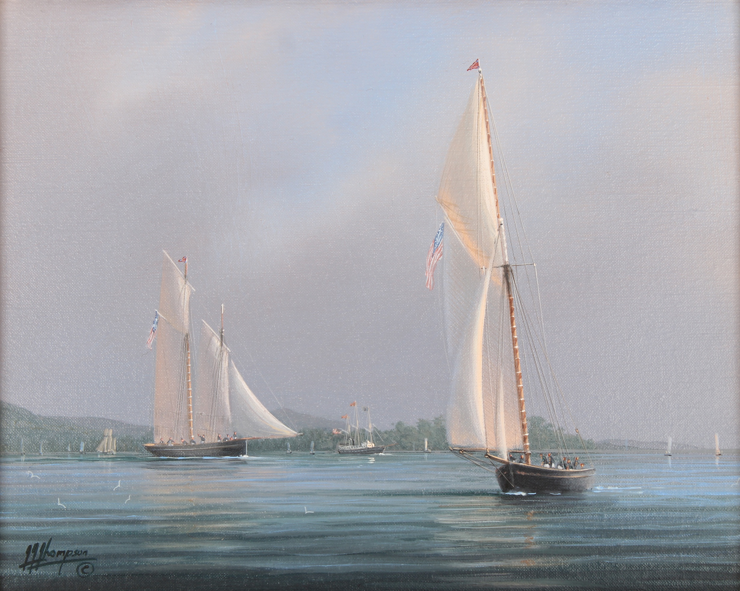 Timothy Thompson (B. 1951) Sherman's Point - Image 2 of 5