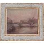 Griswold, "On the Seine, France" Oil Painting