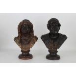 (2) Vintage Orientalist Figural Sculptures