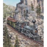 J. Craig Thorpe (B. 1948) "Alaska Locomotive"