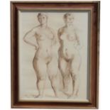 Francisco Zuniga (1912 - 1998) "Standing Nudes"