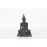 Antique Bronze Seated Buddha