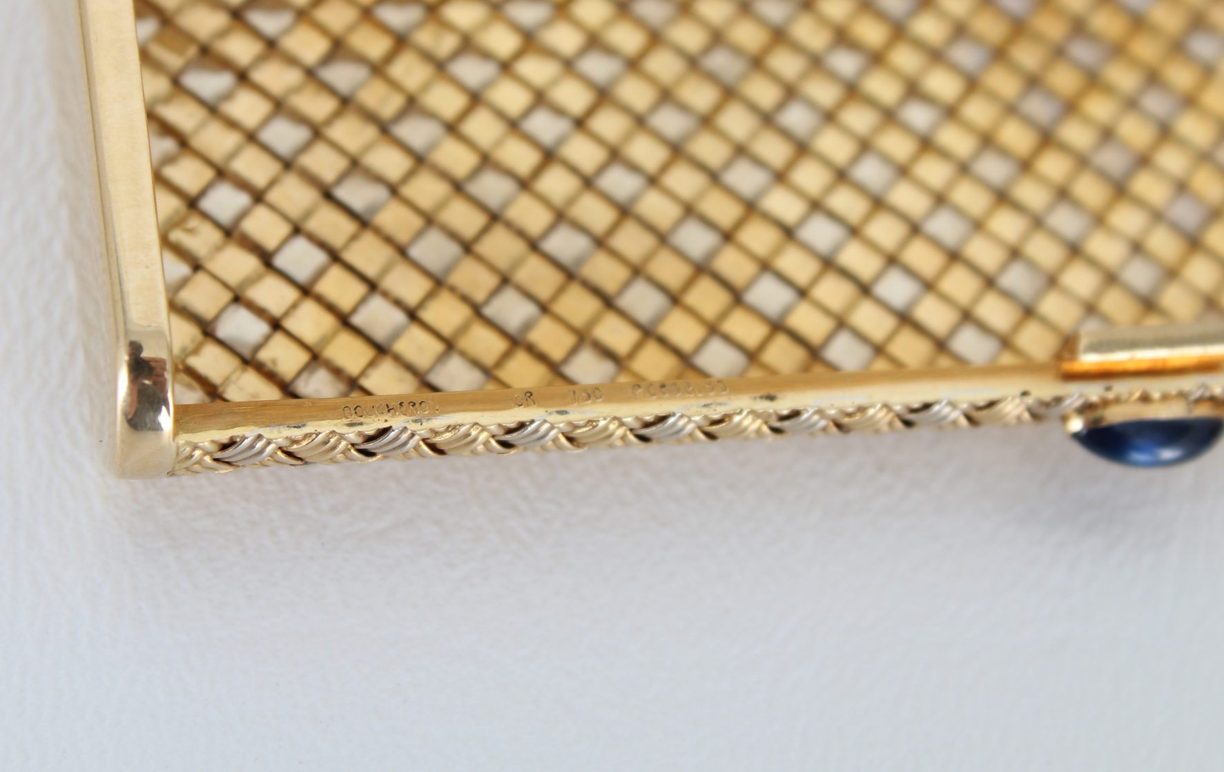 Boucheron, 18K Gold Woven Pattern Cigarette Case - Image 6 of 6