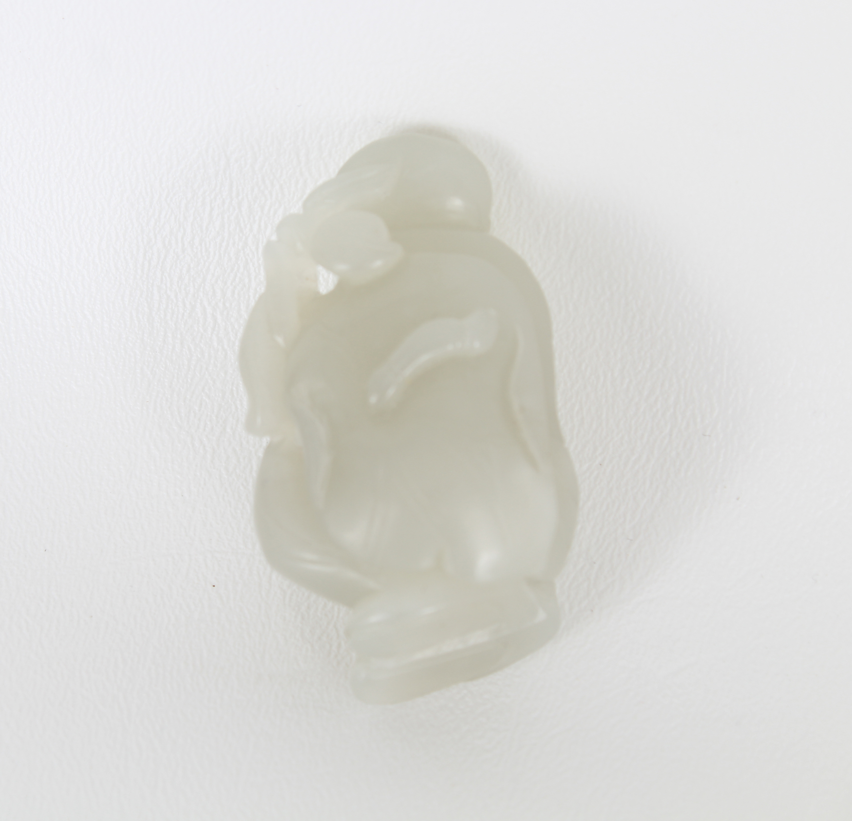 Chinese White Jade Figure of Boy - Image 3 of 4