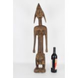 Carved African Female Figure