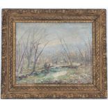 American School, Impressionist Wooded Landscape