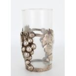 Mexican Silver Grapevine Glass Julep Cup