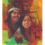 Lyle Tayson (1924 - 2014) "Tlingit Tribe" W/C