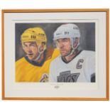 Los Angeles Kings Dave Taylor Signed Lithograph