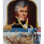 Howard Koslow (1924 - 2016) "Andrew Jackson" Oil