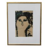 Amedeo Modigliani Color Lithograph