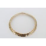 18K Yellow & White Gold Woven Necklace