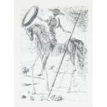 Salvador Dali, "Don Quixote" Etching