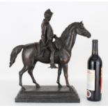 Signed, Bronze Napoleon Figure on Horseback