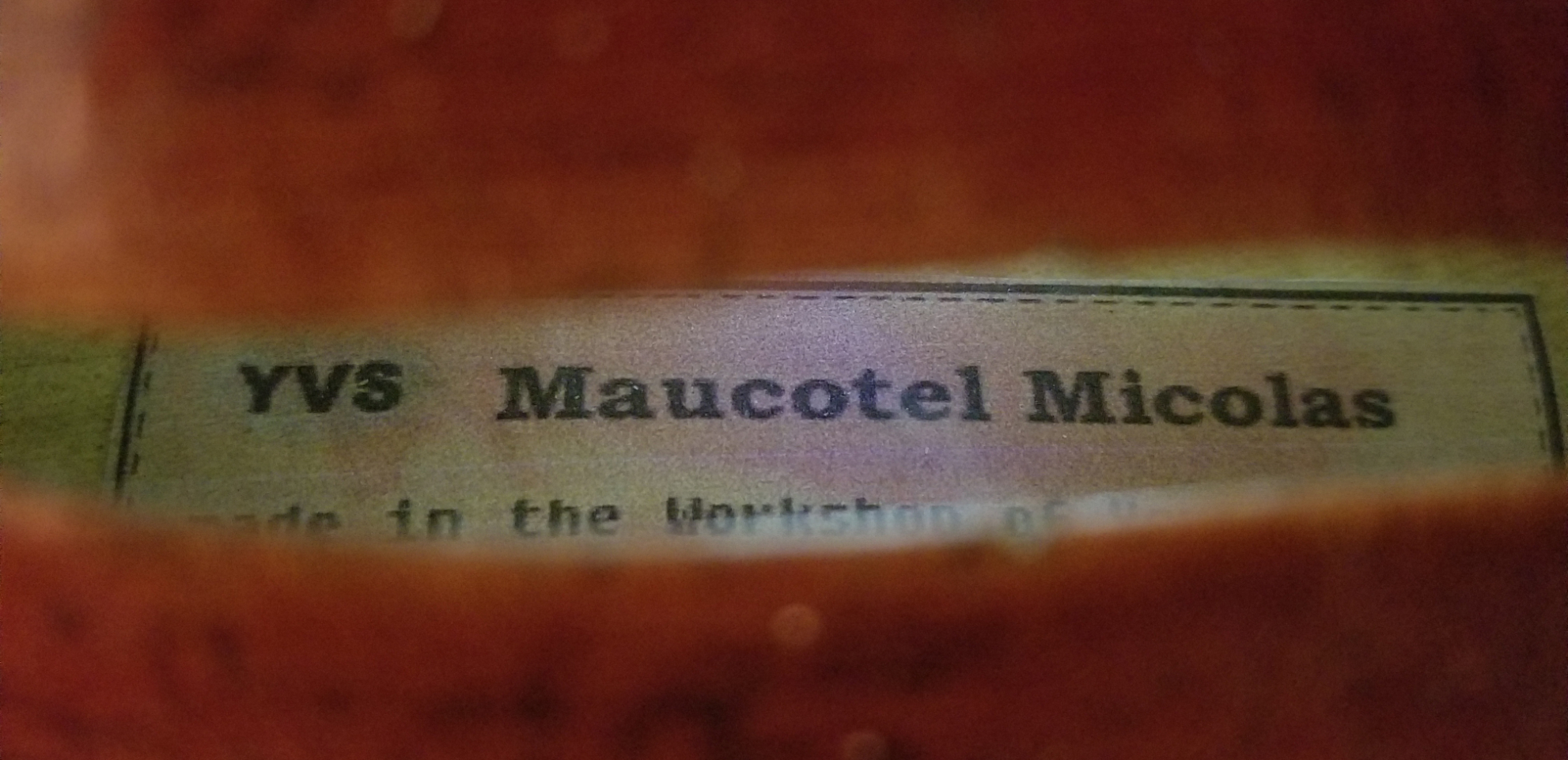 Violin, Maucotel Micolas Label - Image 9 of 10