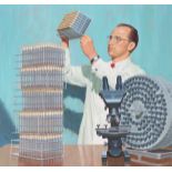 Ed Vebell (1921 - 2018) "Salk's Polio Vaccine"