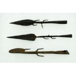 Trio of Spear Heads - Congo Region