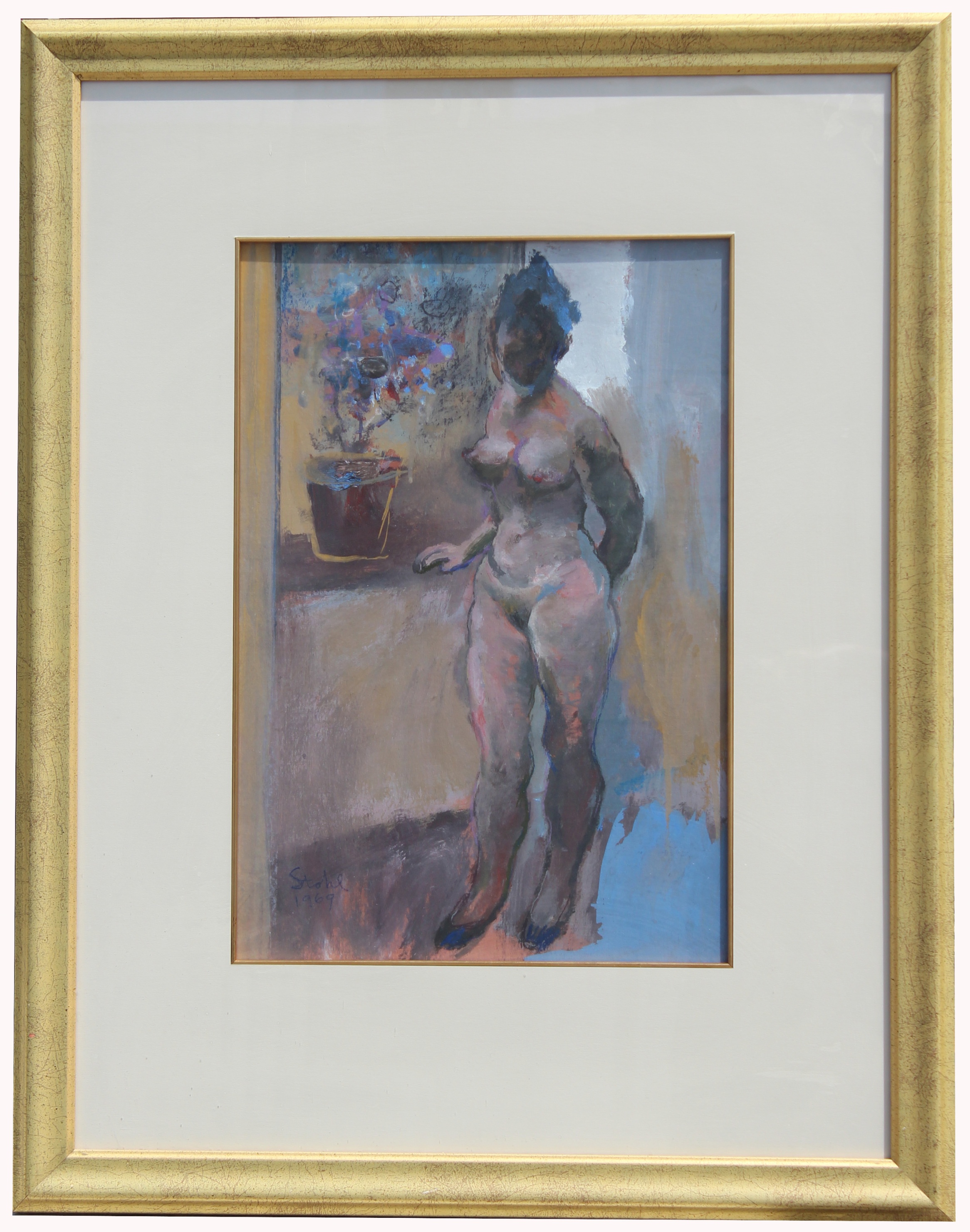 Benjamin Stahl (FL, 1910 - 1987) Nude - Image 2 of 3