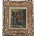 Signed, Early 20th C. Impressionist Street Scene