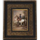 Signed Porcelain Portrait of Peter the Great