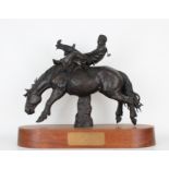 William (Bill) Rains "Chair Ride" Bronze