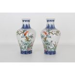 (2) Chinese Blue and White Porcelain Vases