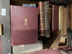 Antiquarian Books: Crates to include 18th cent. and later volumes such as Don Quixote Vol. I,