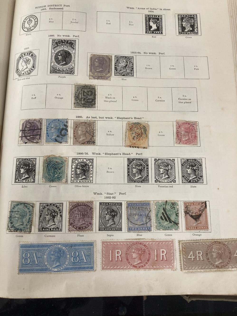 Stamps: The New Ideal postage stamp album, Vol. 1 'British Empire' 1840-1936 no stamp later than - Bild 4 aus 7